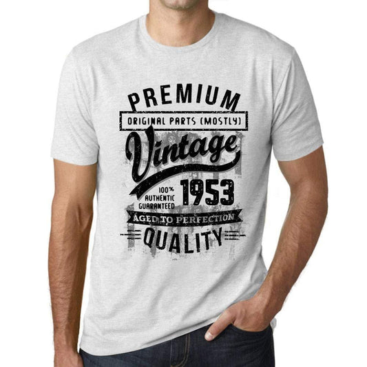 Ultrabasic - Homme T-Shirt Graphique 1953 Aged to Perfection Tee Shirt Cadeau d'anniversaire