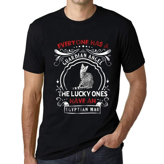 Homme T-Shirt Graphique Imprimé Vintage Tee Egyptian Mau Cat Noir Profond