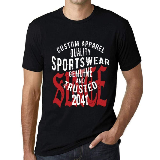 Ultrabasic - Homme T-Shirt Graphique Sportswear Depuis 2041 Noir Profond
