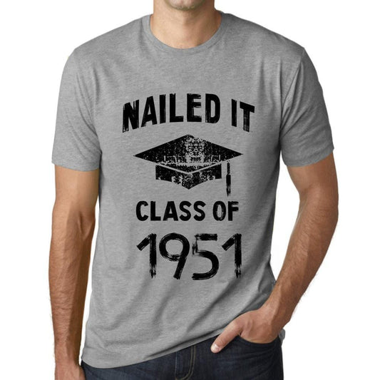 Homme T Shirt Graphique Imprimé Vintage Tee Nailed it Class of 1951