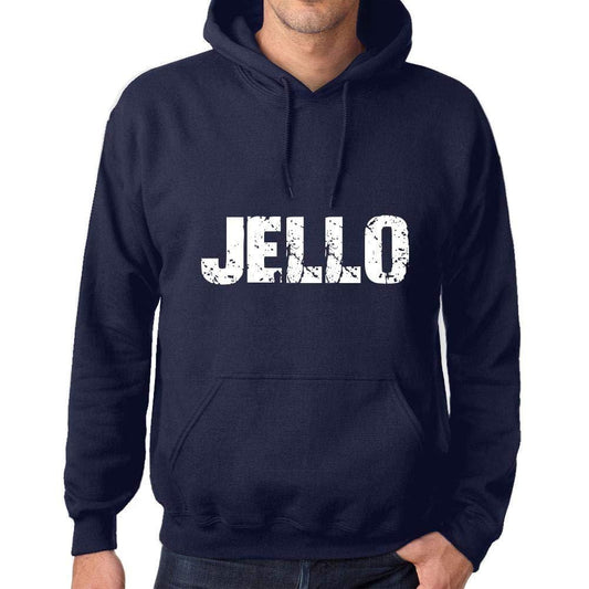 Ultrabasic Homme Femme Unisex Sweat à Capuche Hoodie Popular Words Jello French Marine