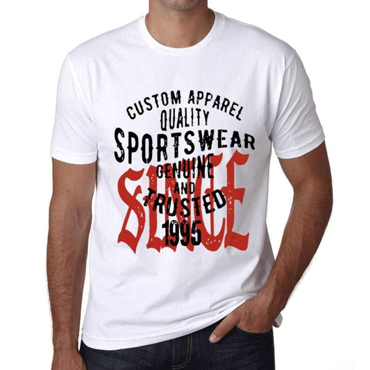 Ultrabasic - Homme T-Shirt Graphique Sportswear Depuis 1995 Blanc