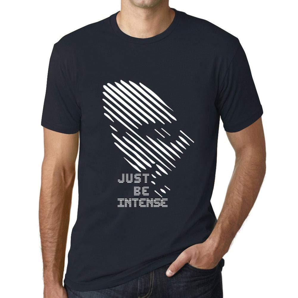 Ultrabasic - Homme T-Shirt Graphique Just be Intense Marine