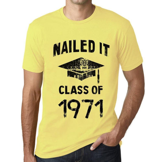 Homme T Shirt Graphique Imprimé Vintage Tee Nailed it Class of 1971