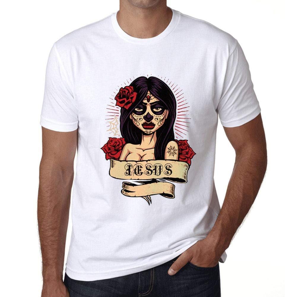 Ultrabasic - Homme T-Shirt Graphique Women Flower Tattoo Jesus