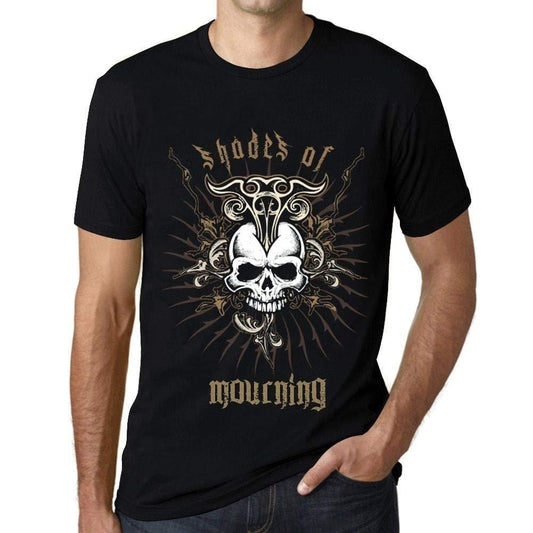 Ultrabasic - Homme T-Shirt Graphique Shades of Mourning Noir Profond