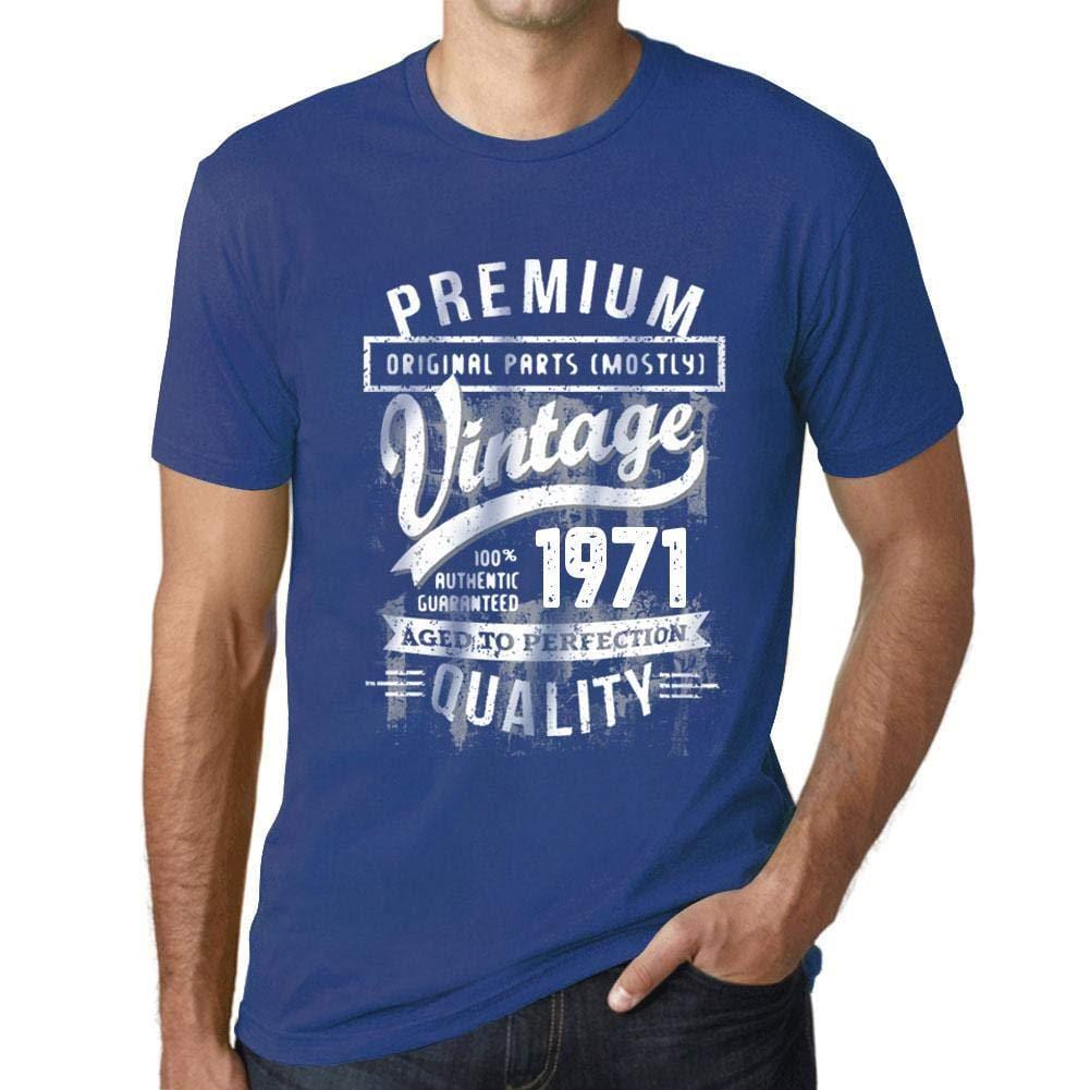 Ultrabasic - Homme T-Shirt Graphique 1971 Aged to Perfection Tee Shirt Cadeau d'anniversaire