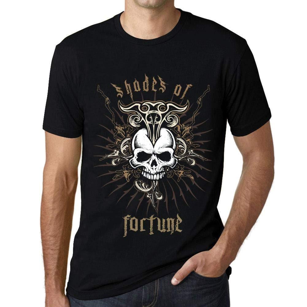 Ultrabasic - Homme T-Shirt Graphique Shades of Fortune Noir Profond