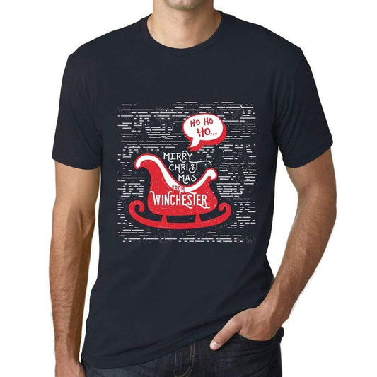 Ultrabasic Homme T-Shirt Graphique Merry Christmas from Winchester Marine