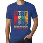 Men&rsquo;s Graphic T-Shirt Surf Summer Time FERRAGUDO Royal Blue - Ultrabasic