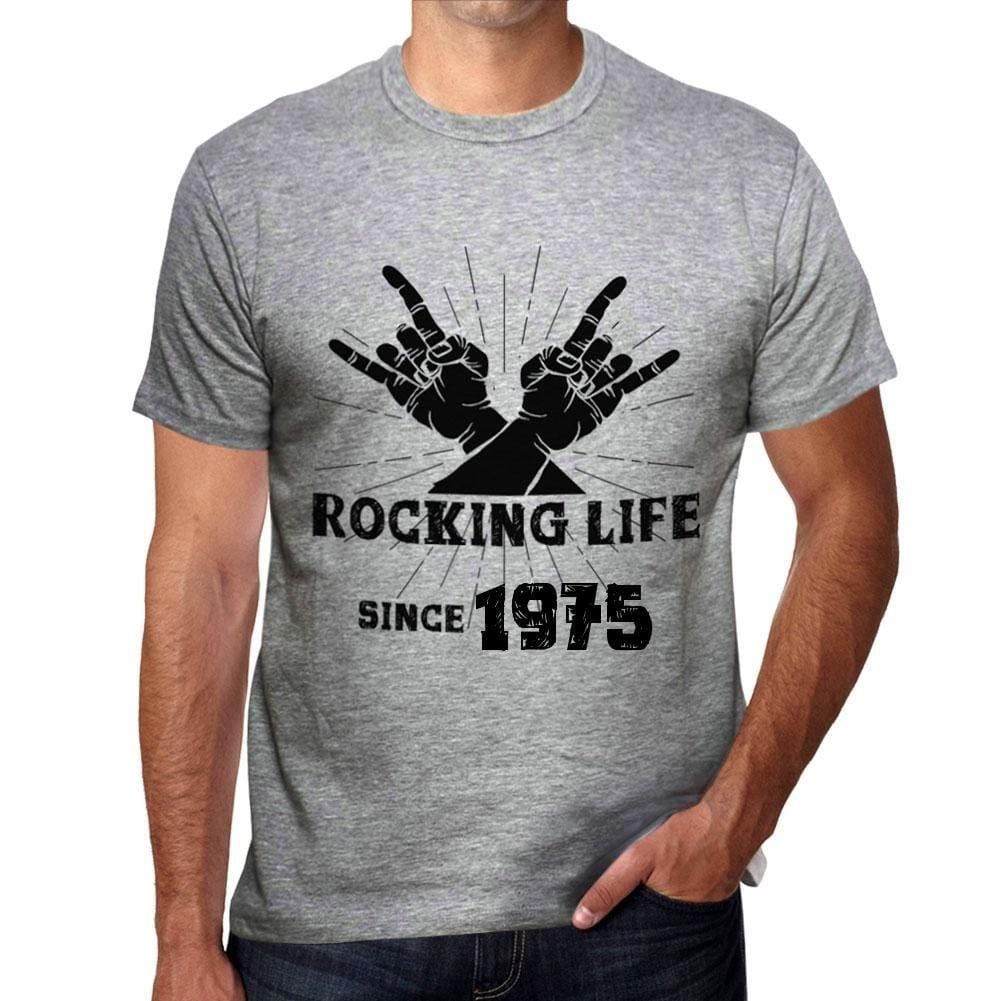 Homme Tee Vintage T Shirt Rocking Life Since 1975