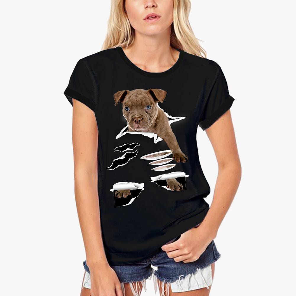 ULTRABASIC Women's Organic T-Shirt - French Bulldog - Cute Funny Dog Shirt dog puppy girl gift cute pug funny Golden Retriever French Bulldog Chihuahua Dalmatian German Shepherd Chow Rottweiler Pomeranian Vizsla Organic Boston Terrier Yorkshire Terrier Beagle Pomchi Labradoodle Dachshund Mastiff Black Labrador Retriever