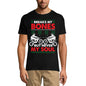 ULTRABASIC Men's Novelty T-Shirt Breaks My Bones but Never My Soul - Funny Biker Tee Shirt