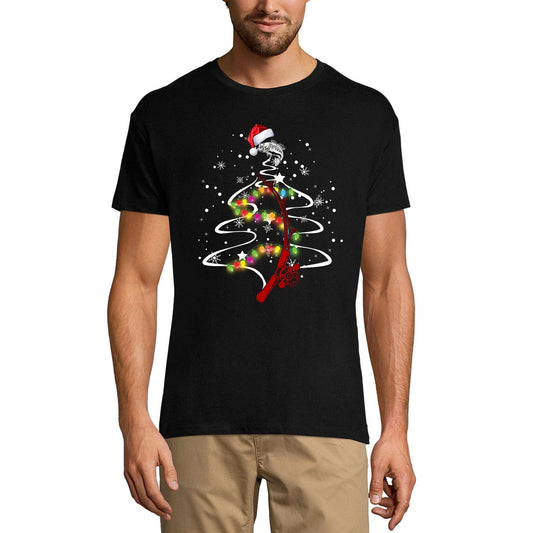 ULTRABASIC Men's T-Shirt Christmas Fishing - Funny Christmas Tree Fisherman Tee Shirt
