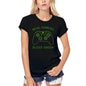 ULTRABASIC Women's Organic Gaming T-Shirt Real Gamers Bleed Green - Funny Joke Humor Tee Shirt for Ladies