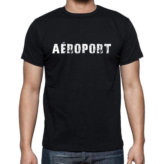 Aéroport French Dictionary Mens Short Sleeve Round Neck T-Shirt 00009 - Casual