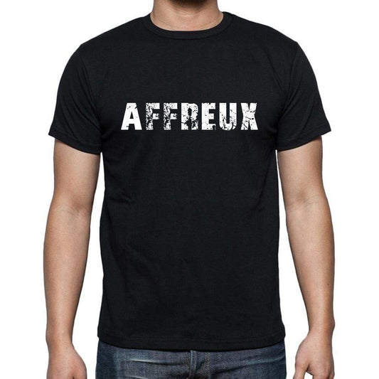 Affreux French Dictionary Mens Short Sleeve Round Neck T-Shirt 00009 - Casual