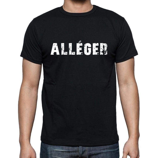 Alléger French Dictionary Mens Short Sleeve Round Neck T-Shirt 00009 - Casual