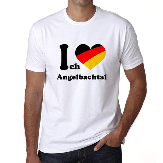 Angelbachtal Mens Short Sleeve Round Neck T-Shirt 00005 - Casual