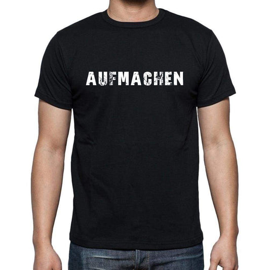 Aufmachen Mens Short Sleeve Round Neck T-Shirt - Casual