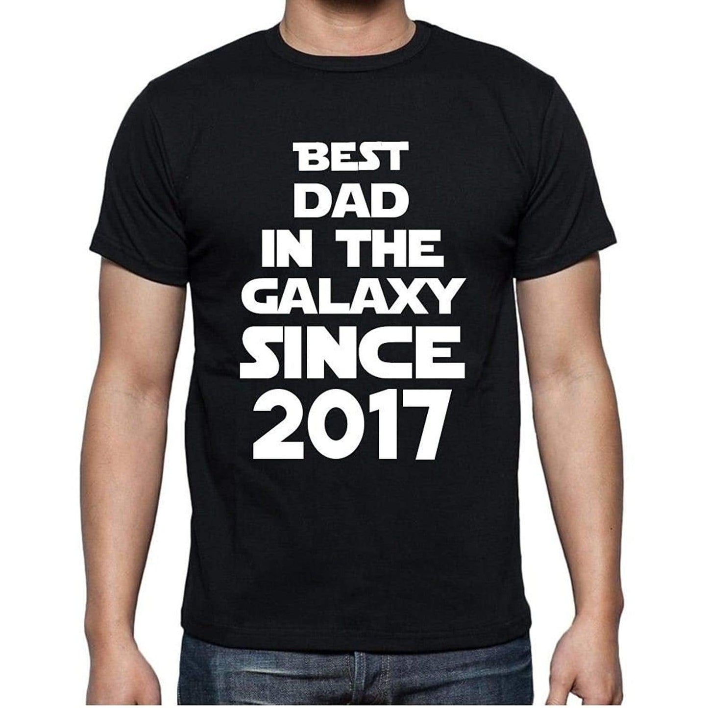 Best Dad 2017 Best Dad Mens T Shirt Black Birthday Gift 00112 - Black / Xs - Casual