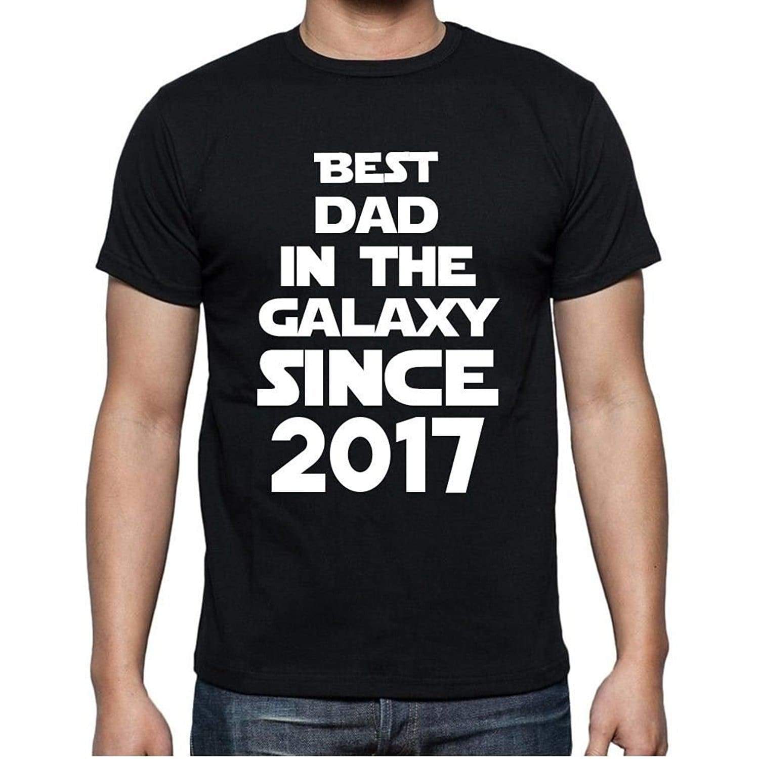 Best Dad 2017 Best Dad Mens T Shirt Black Birthday Gift 00112 - Black / Xs - Casual