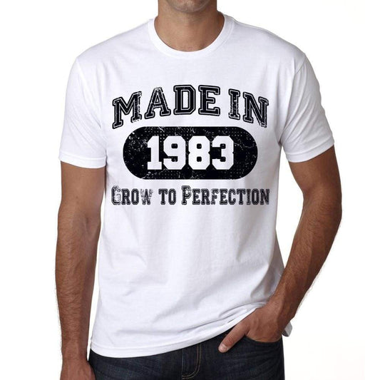 Birthday Gift Made 1983 T-Shirt Gift T Shirt Mens Tee - S / White - T-Shirt