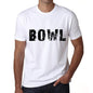 Bowl Mens T Shirt White Birthday Gift 00552 - White / Xs - Casual