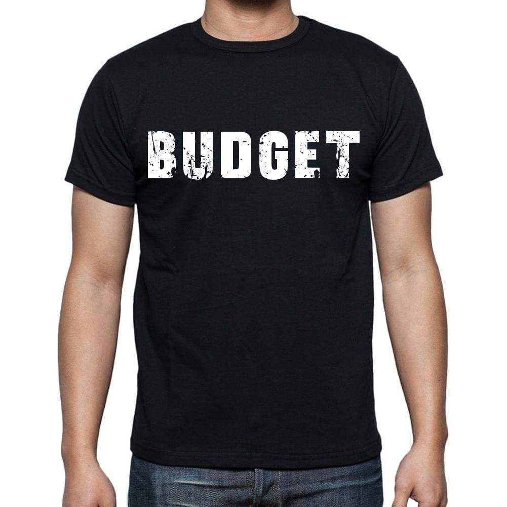 Budget Mens Short Sleeve Round Neck T-Shirt Black T-Shirt En