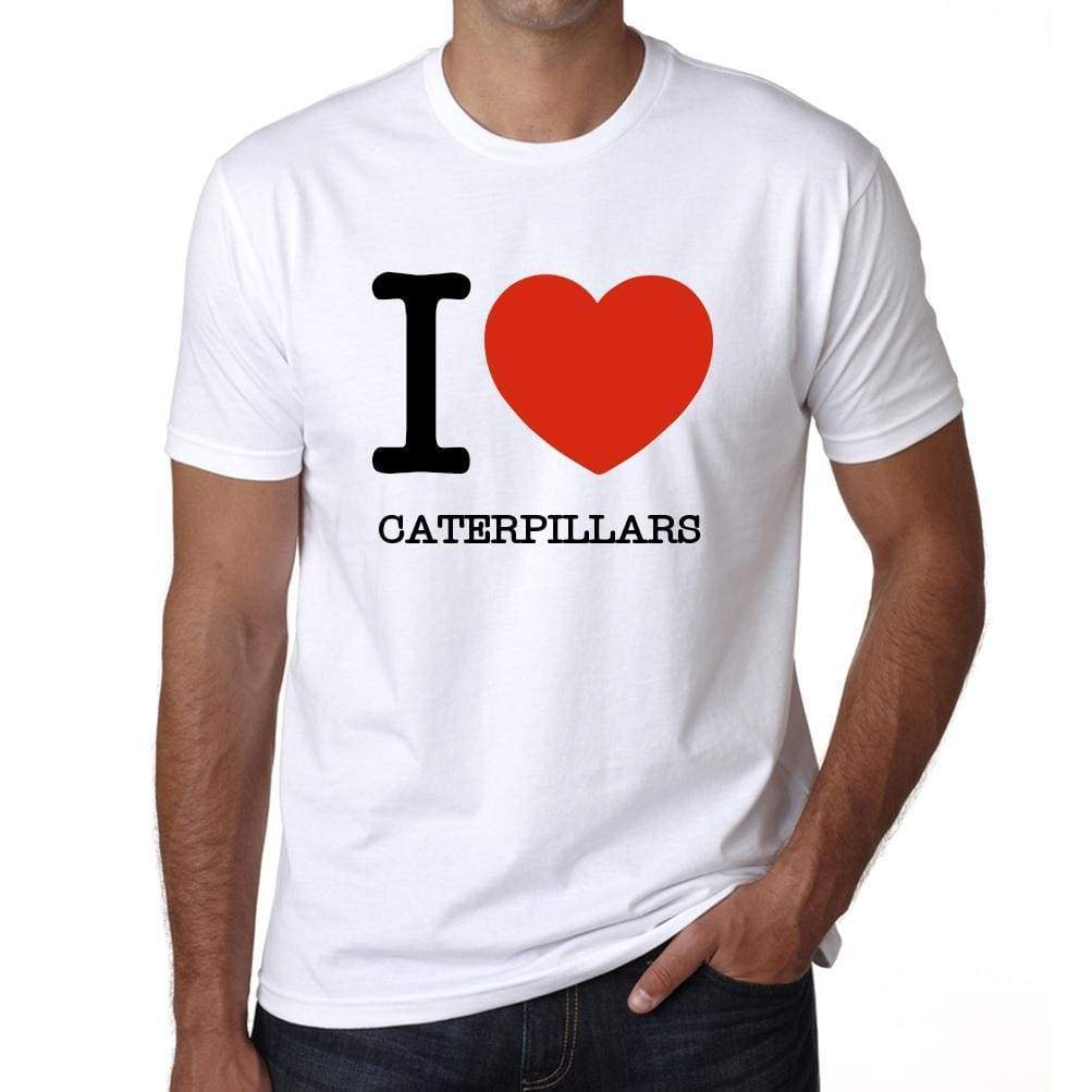 Caterpillars Mens Short Sleeve Round Neck T-Shirt - White / S - Casual