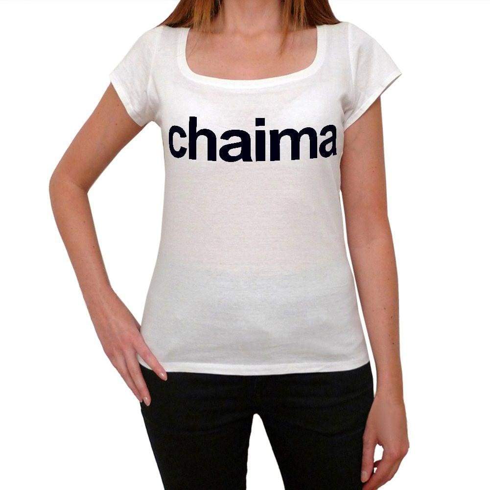 Chaima Womens Short Sleeve Scoop Neck Tee 00049