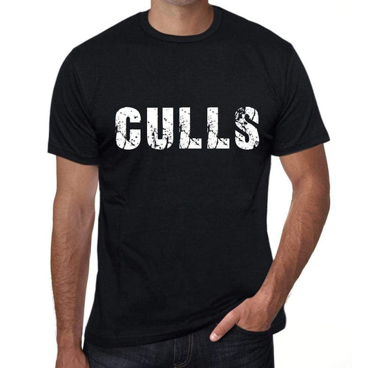 Culls Mens Retro T Shirt Black Birthday Gift 00553 - Black / Xs - Casual