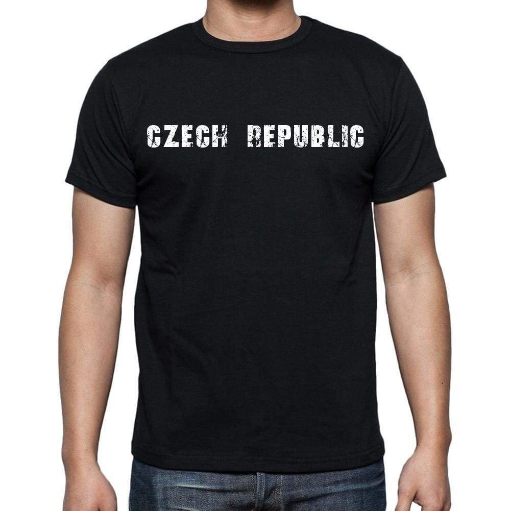 Czech Republic T-Shirt For Men Short Sleeve Round Neck Black T Shirt For Men - T-Shirt