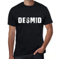 Desmid Mens Vintage T Shirt Black Birthday Gift 00554 - Black / Xs - Casual