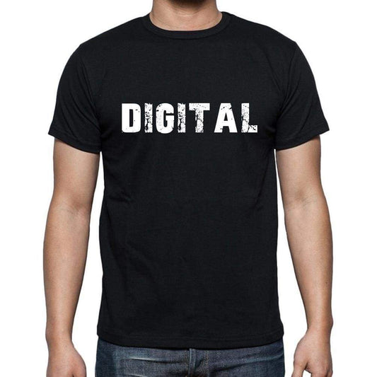 Digital Mens Short Sleeve Round Neck T-Shirt - Casual