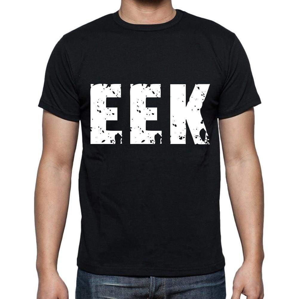 Eek Men T Shirts Short Sleeve T Shirts Men Tee Shirts For Men Cotton Black 3 Letters - Casual