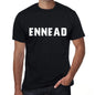 Ennead Mens Vintage T Shirt Black Birthday Gift 00554 - Black / Xs - Casual