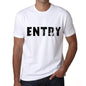 Entry Mens T Shirt White Birthday Gift 00552 - White / Xs - Casual