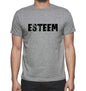 Esteem Grey Mens Short Sleeve Round Neck T-Shirt 00018 - Grey / S - Casual