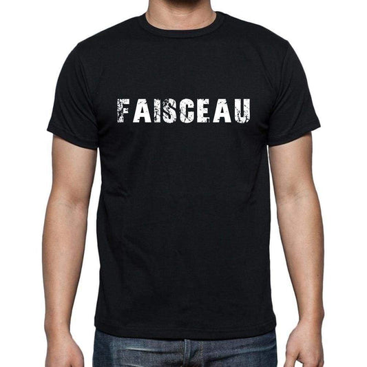 Faisceau French Dictionary Mens Short Sleeve Round Neck T-Shirt 00009 - Casual