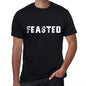 feasted Mens Vintage T shirt Black Birthday Gift 00555 - Ultrabasic