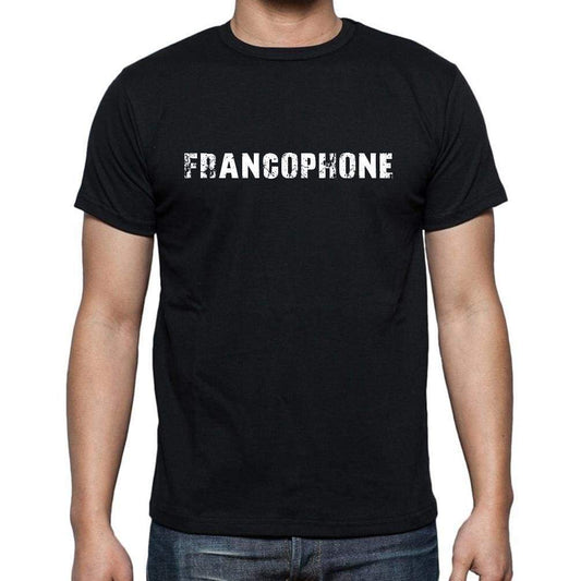 Francophone French Dictionary Mens Short Sleeve Round Neck T-Shirt 00009 - Casual