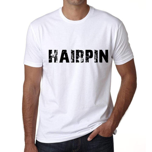 Hairpin Mens T Shirt White Birthday Gift 00552 - White / Xs - Casual