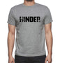 Hinder Grey Mens Short Sleeve Round Neck T-Shirt 00018 - Grey / S - Casual