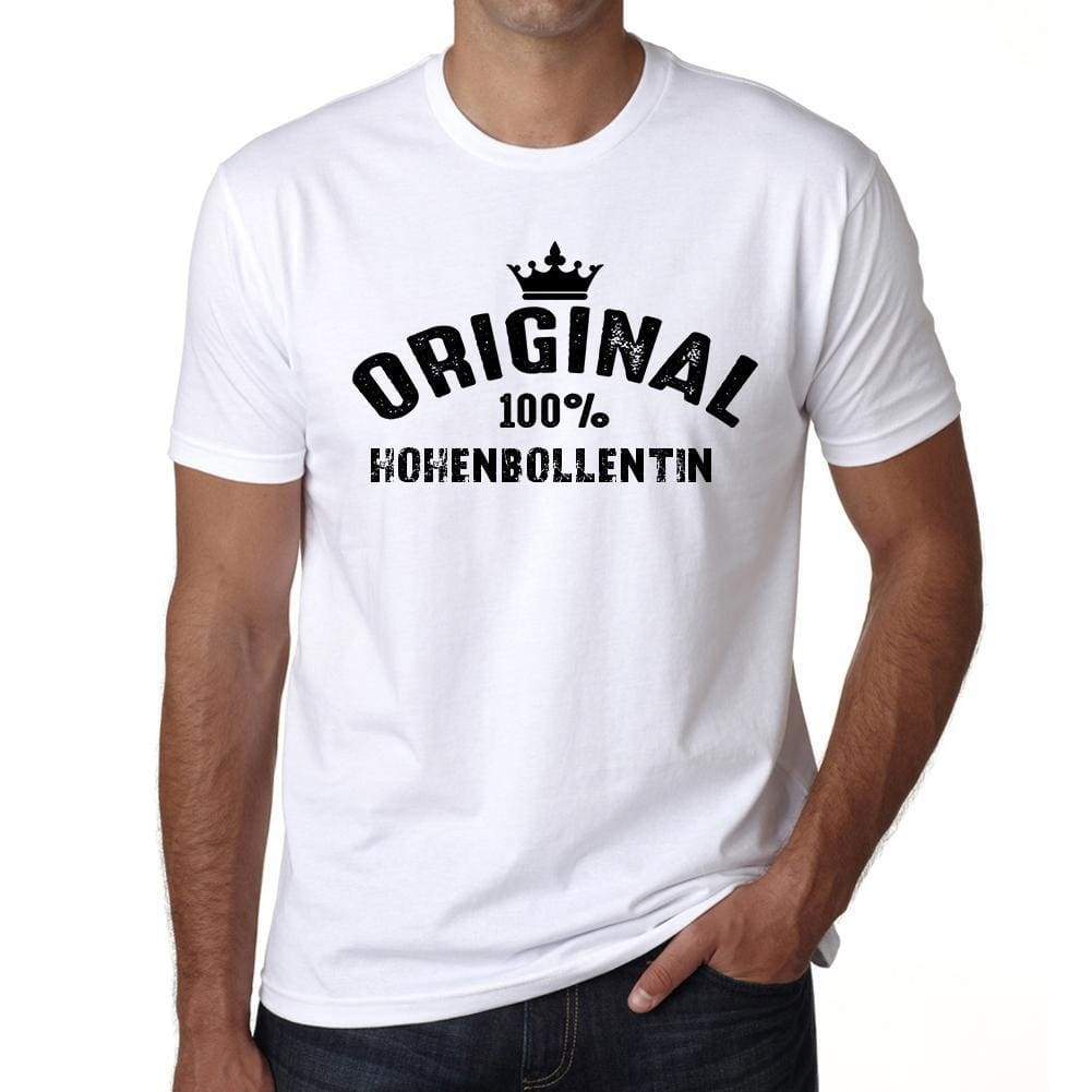 Hohenbollentin 100% German City White Mens Short Sleeve Round Neck T-Shirt 00001 - Casual