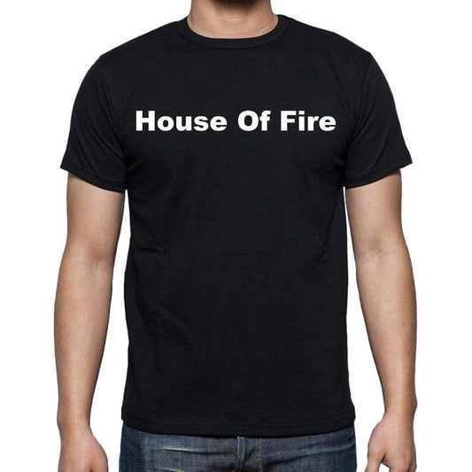 House Of Fire Mens Short Sleeve Round Neck T-Shirt - Casual