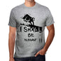I Shall Be Elegant Grey Mens Short Sleeve Round Neck T-Shirt Gift T-Shirt 00370 - Grey / S - Casual