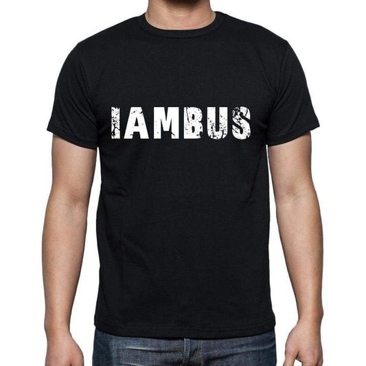 Iambus Mens Short Sleeve Round Neck T-Shirt 00004 - Casual