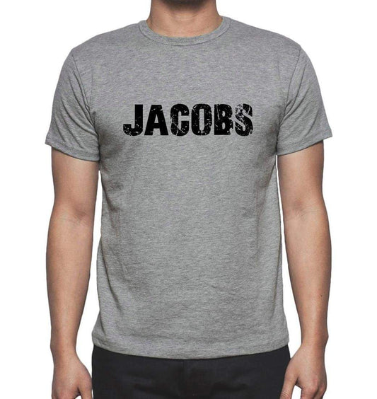 Jacobs Grey Mens Short Sleeve Round Neck T-Shirt 00018 - Grey / S - Casual