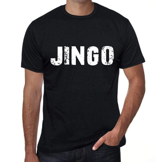 Jingo Mens Retro T Shirt Black Birthday Gift 00553 - Black / Xs - Casual
